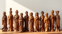 top hand carved figurines
