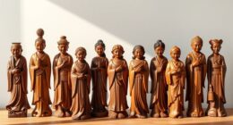 top hand carved figurines