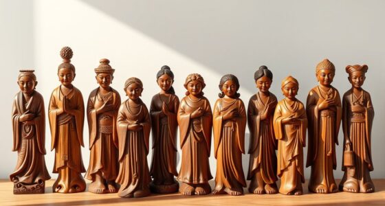 top hand carved figurines