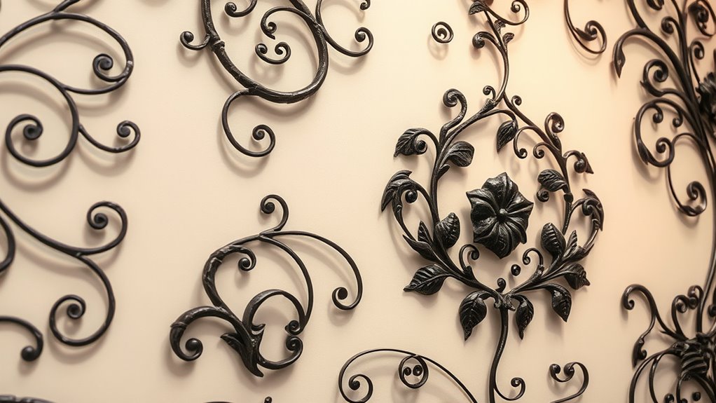 top hand forged metal art