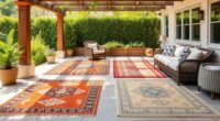 top handwoven patio rugs