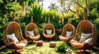 top outdoor boho egg chairs