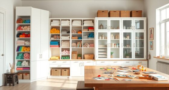 top oversized craft storage cabinets