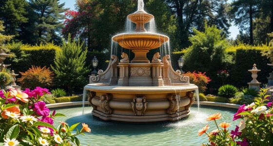top oversized garden fountain ideas
