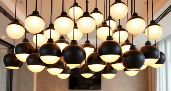 top oversized globe pendant lights