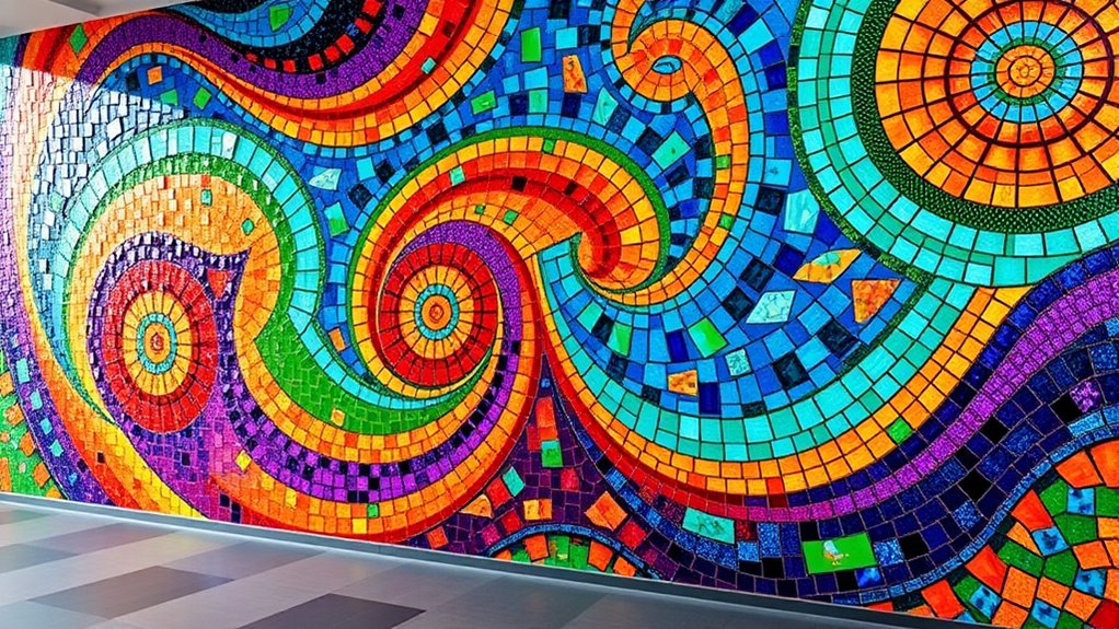 top oversized mosaic wall kits