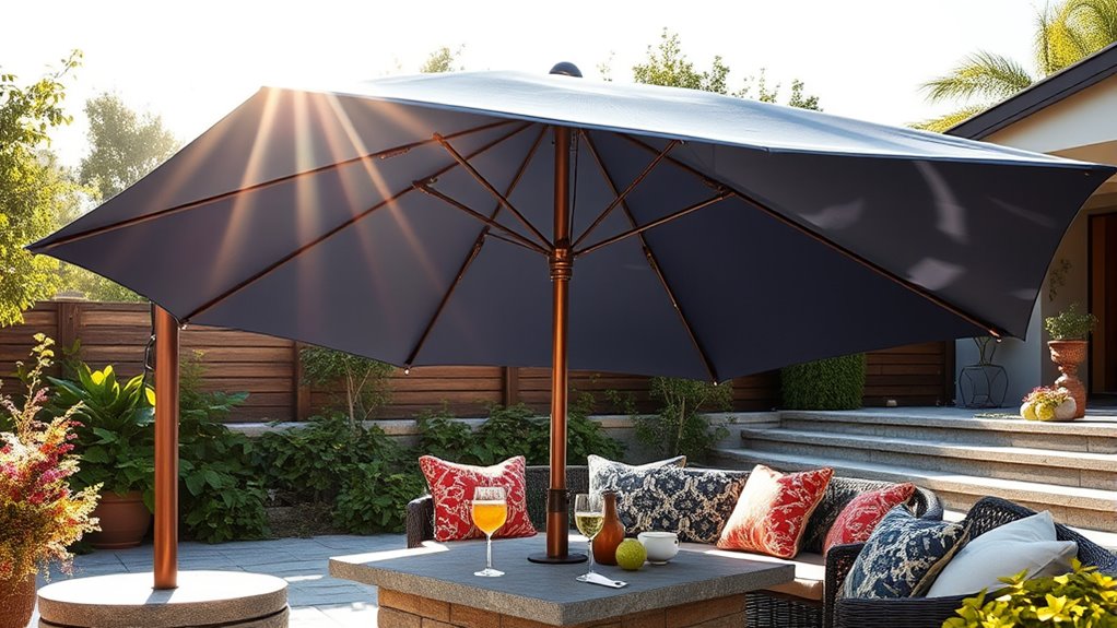 top oversized outdoor umbrellas
