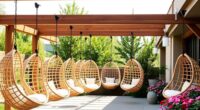 top rattan hanging chairs