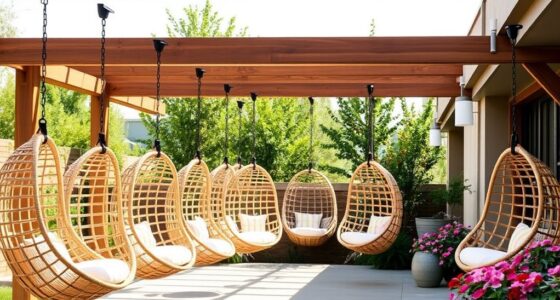 top rattan hanging chairs