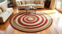 top round braided rug picks