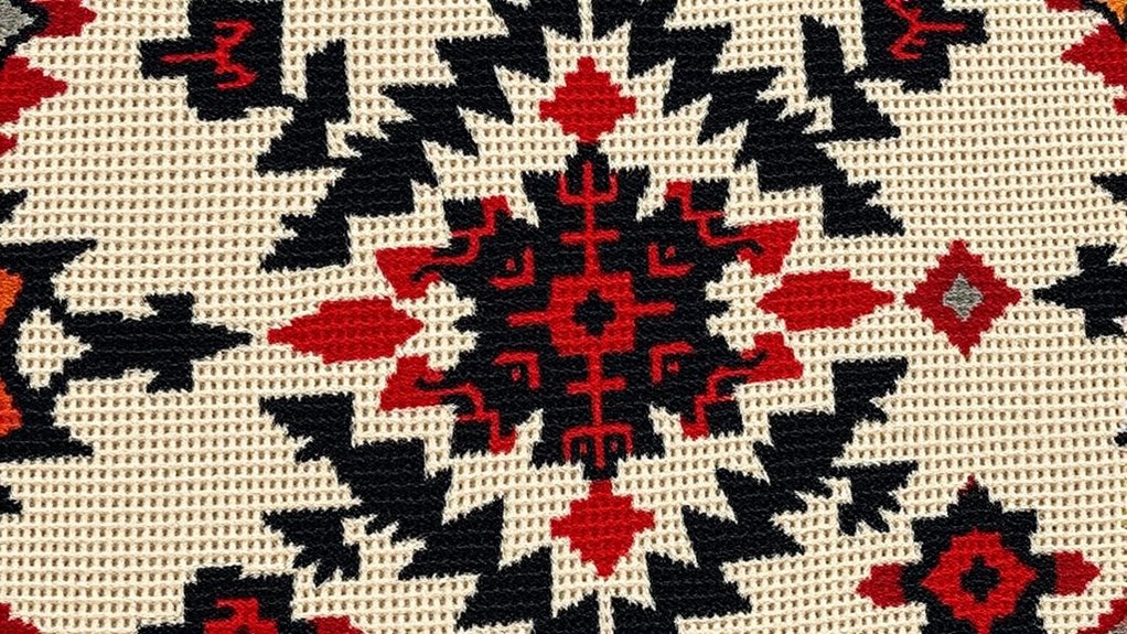 tribal motifs in boho