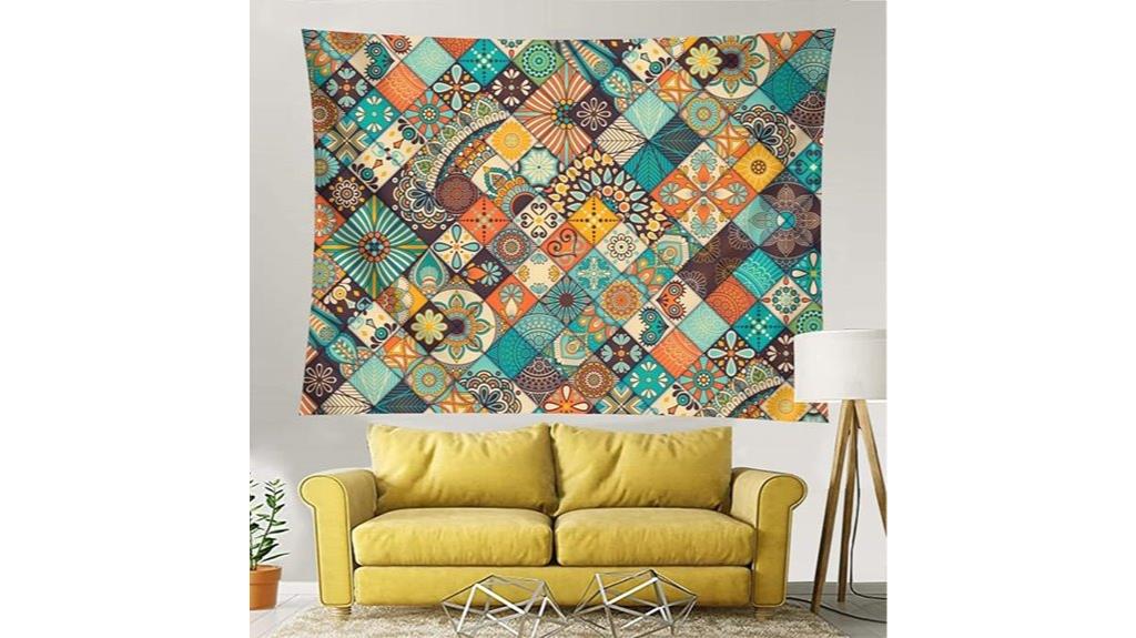 tropical vintage cultural tapestry