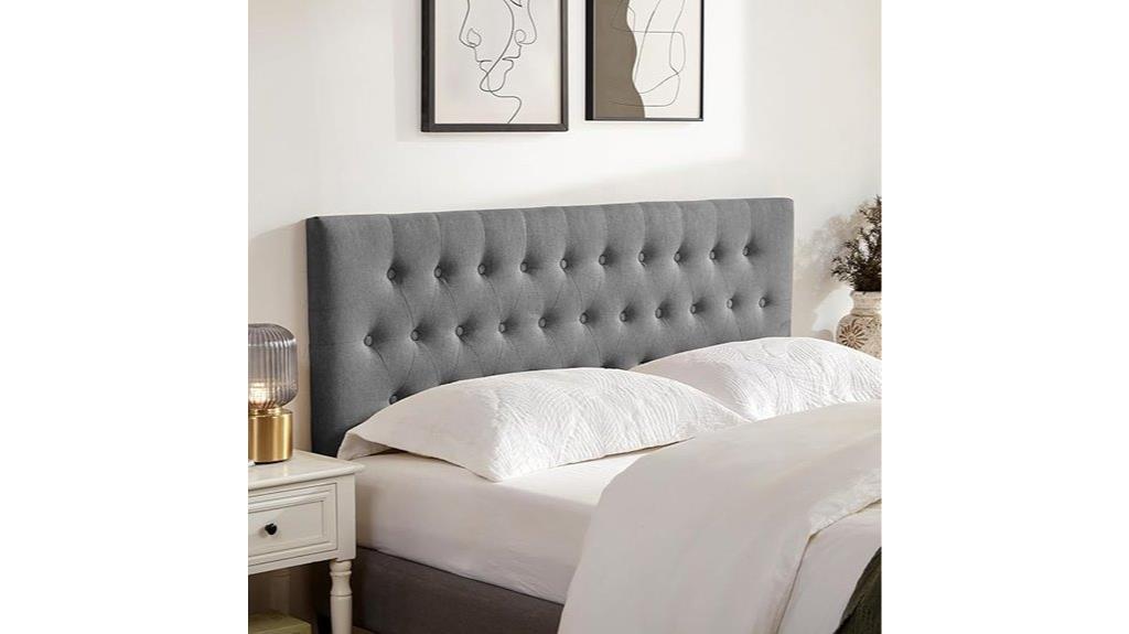 tufted queen headboard