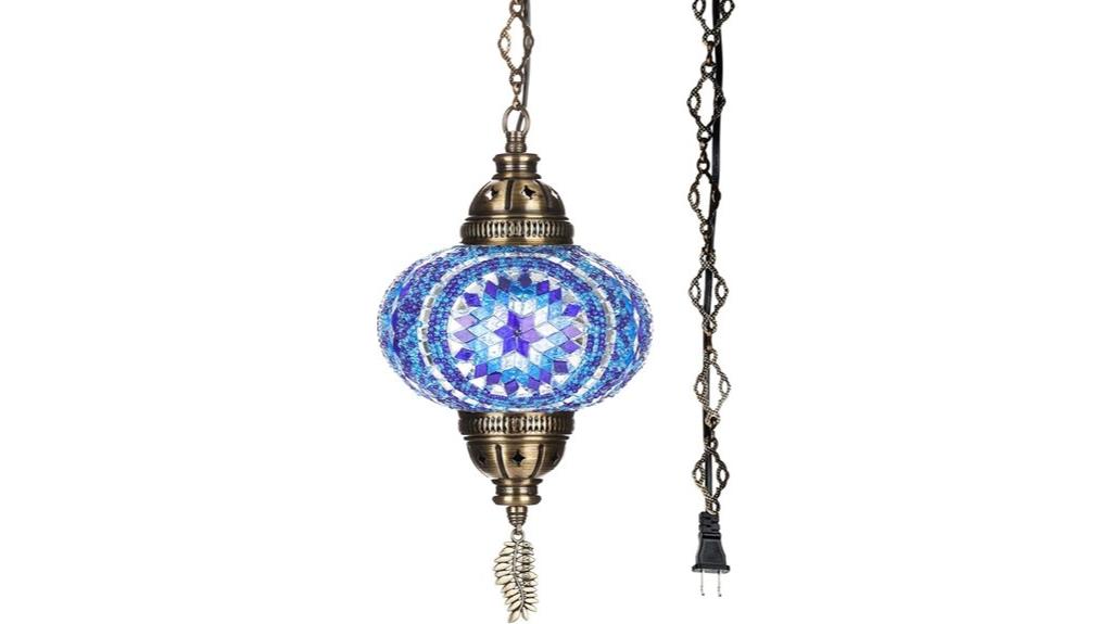 turkish moroccan mosaic light
