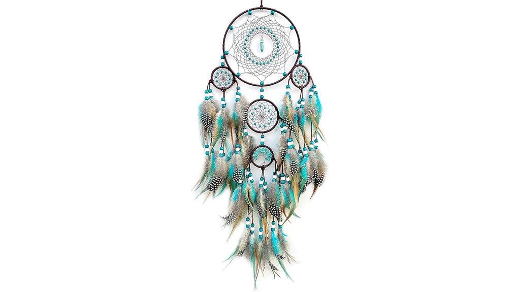 turquoise dream catcher decor