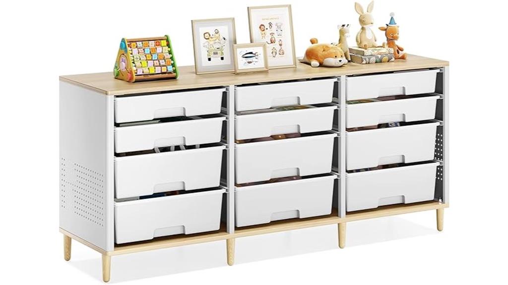 twelve drawer storage cabinet