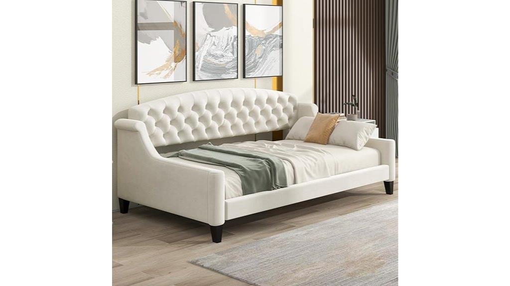 twin upholstered daybed