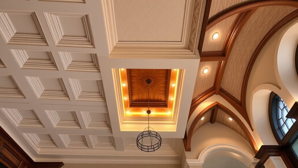 types of ceiling styles