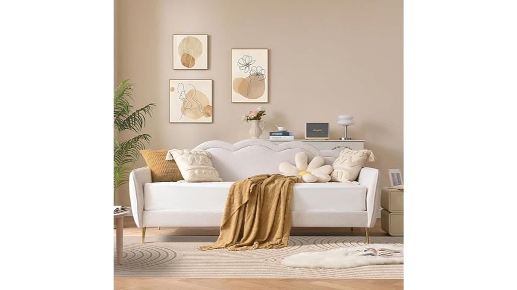 upholstered twin daybed