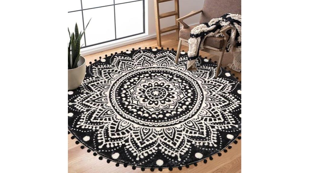 uphome boho round rug
