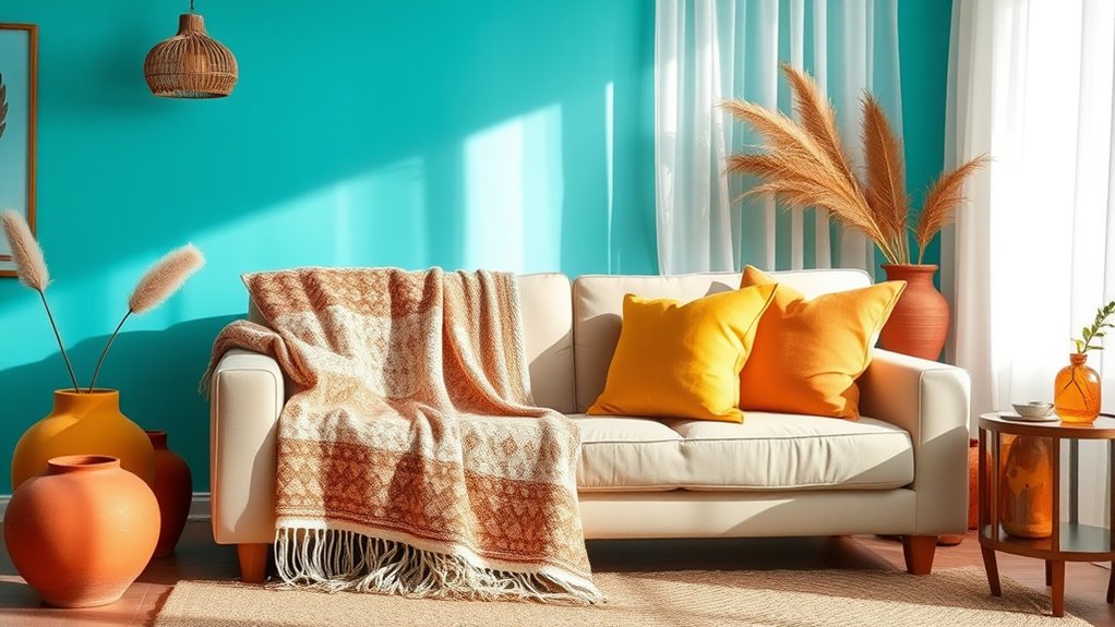 use neutral backgrounds sparingly