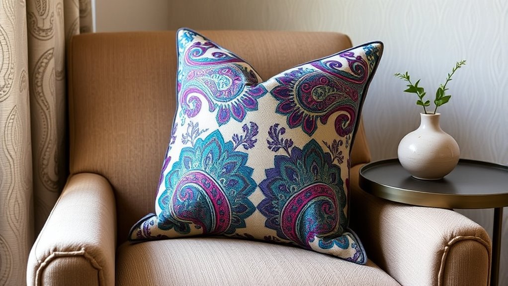 use small patterned accents