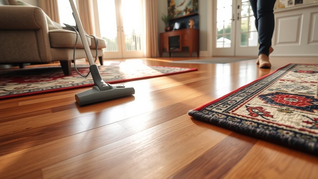 vacuum and treat stains