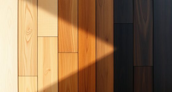 varied wood tone palette