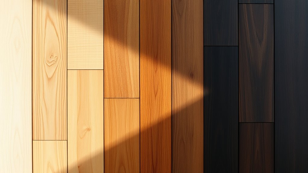varied wood tone palette