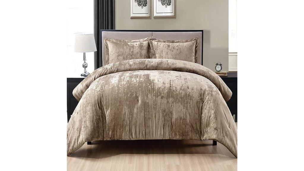 velvet khaki queen set