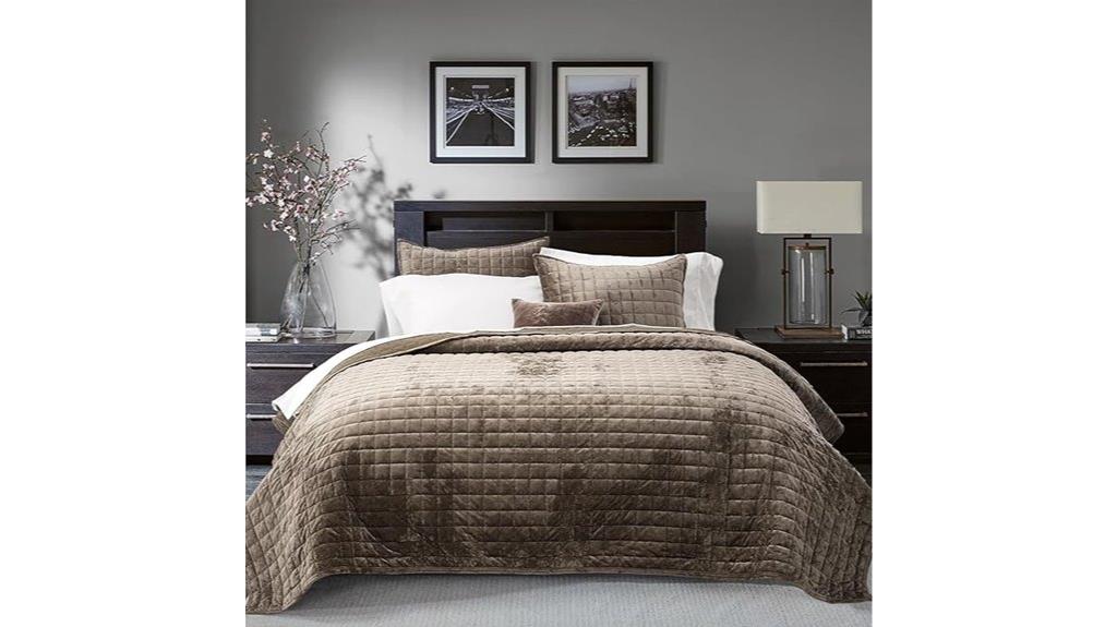 velvet king bedding set