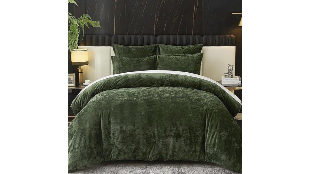 velvet king comforter set