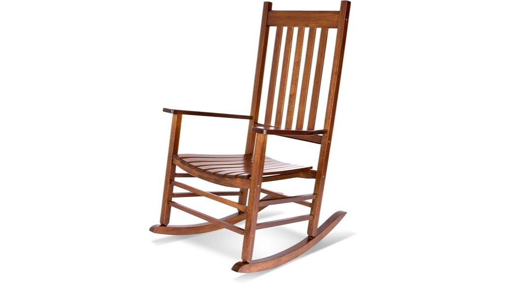 vermont oak porch rocker