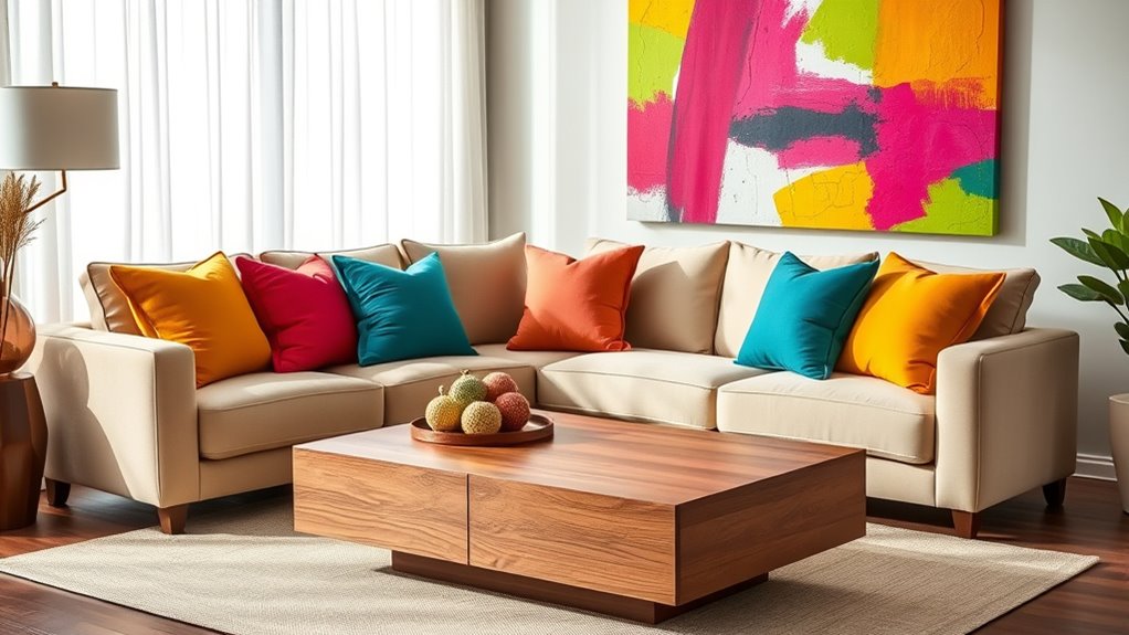 vibrant color accenting techniques