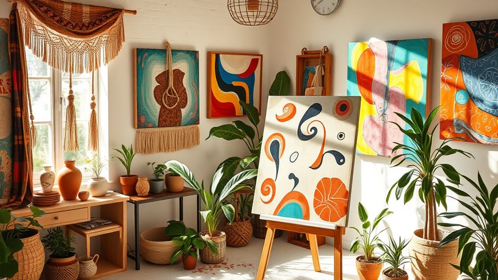 vibrant colors and expressive