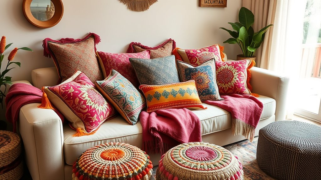 vibrant eclectic boho decor