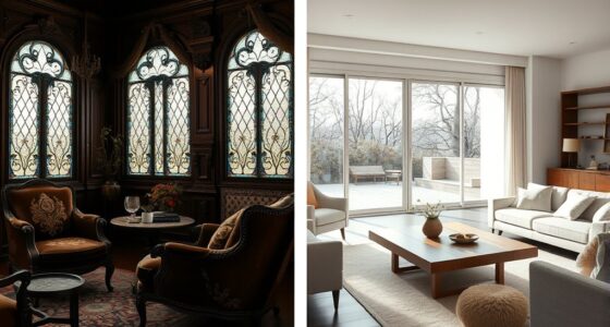 victorian ornate mid century sleek