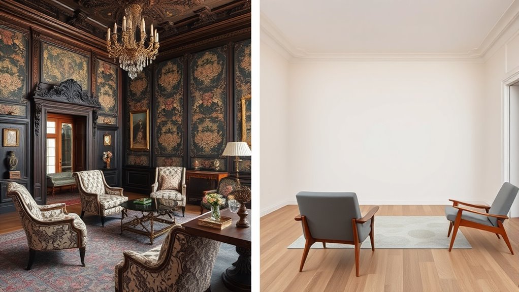 victorian ornate modern minimalism