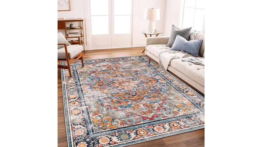 vintage 6x9 boho rug