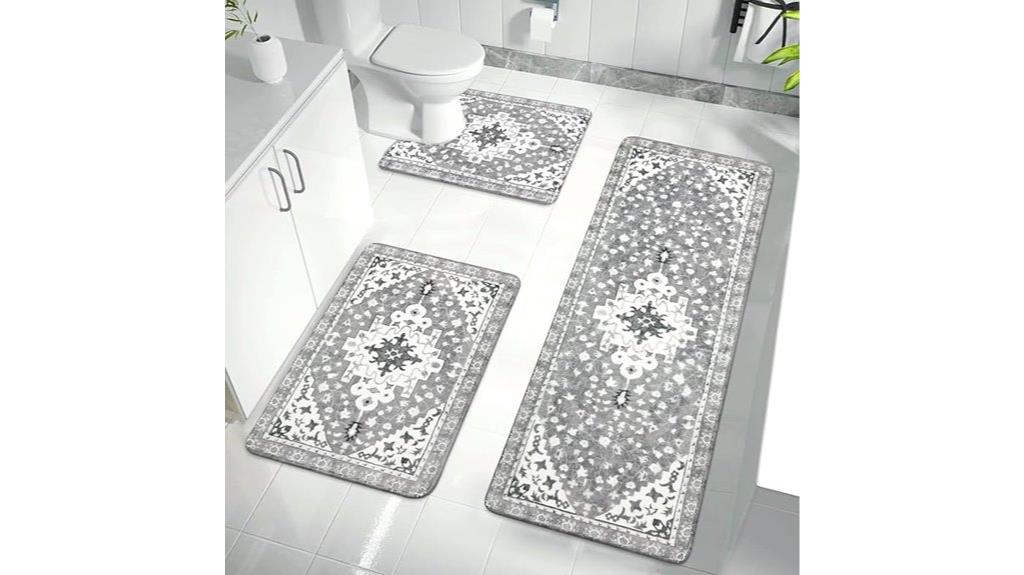 vintage boho bathroom set