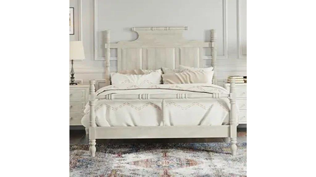 vintage country king bed