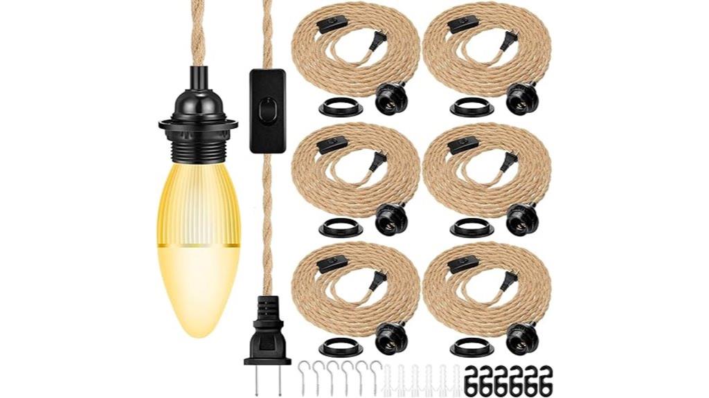vintage pendant light kit