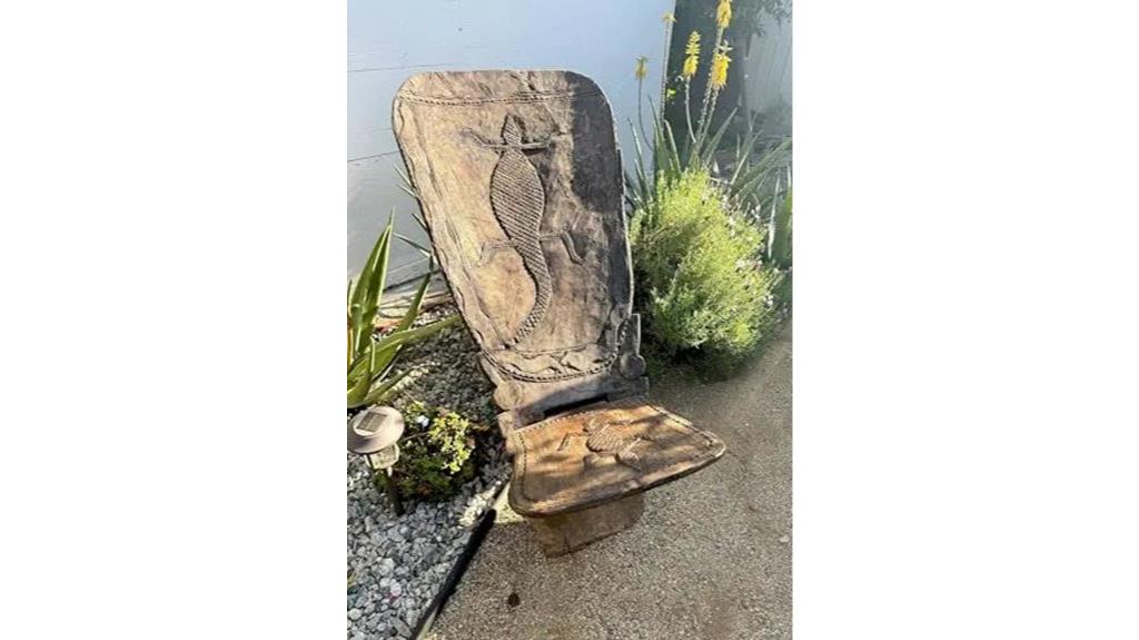 vintage senufo folding chair