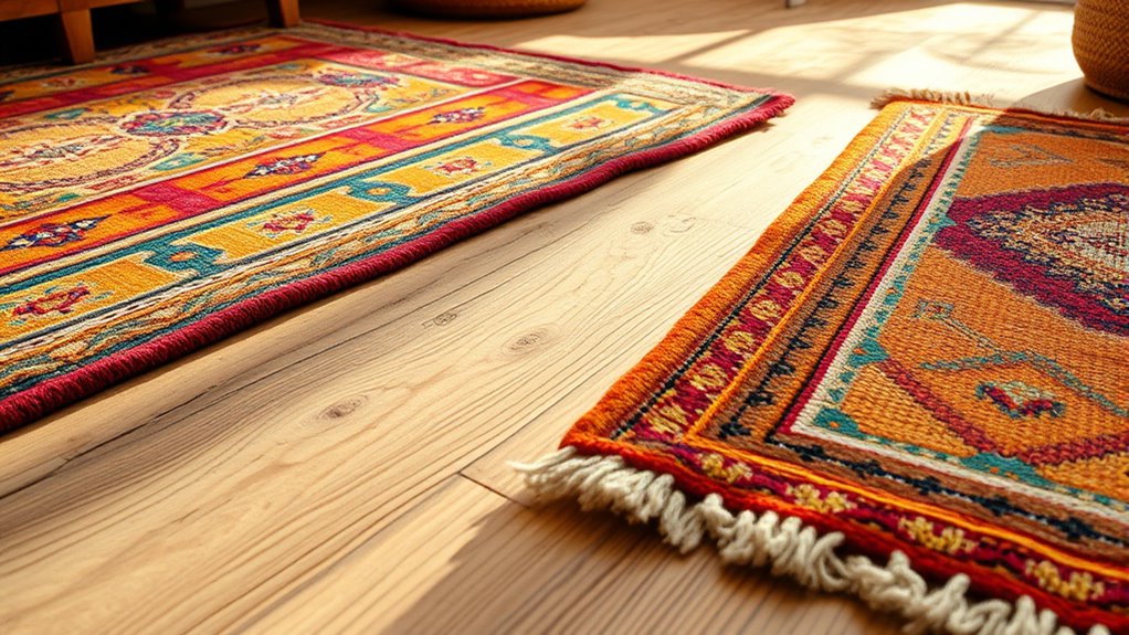 vintage textured patterned flooring