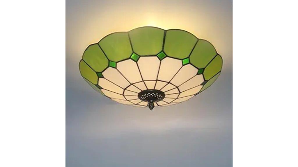 vintage tiffany stained chandelier