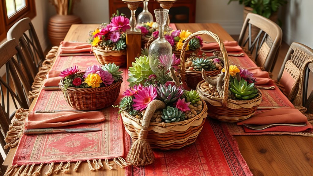 vivid blooms and textures