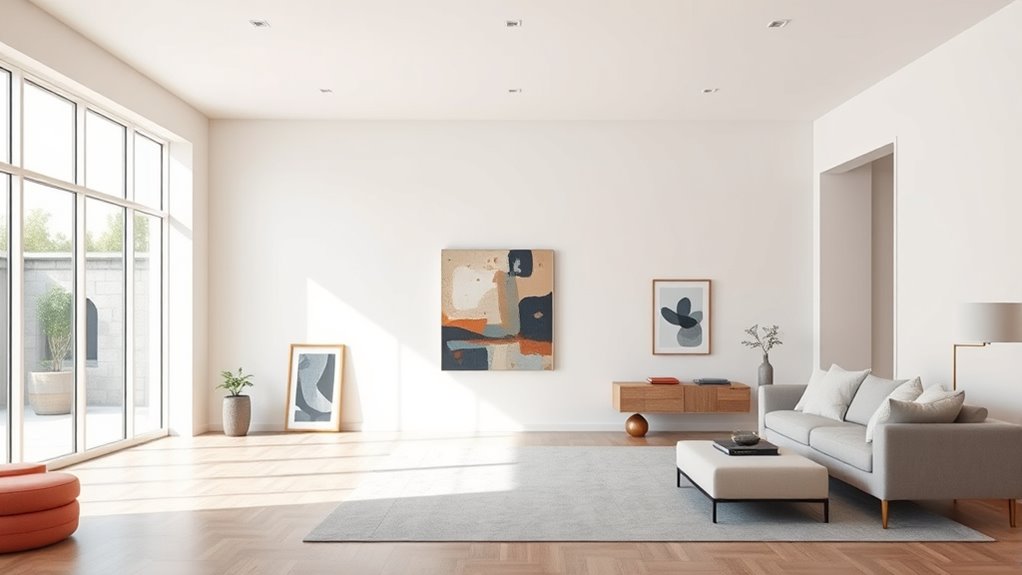 wall size influences decor choices