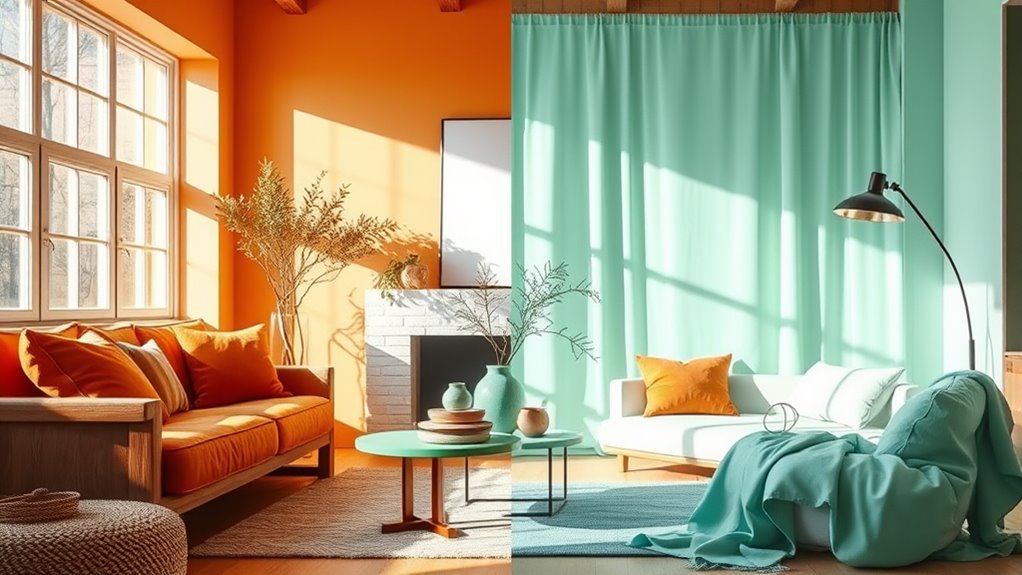 warm and cool color effects