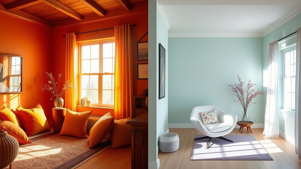 warm colors evoke emotional connections