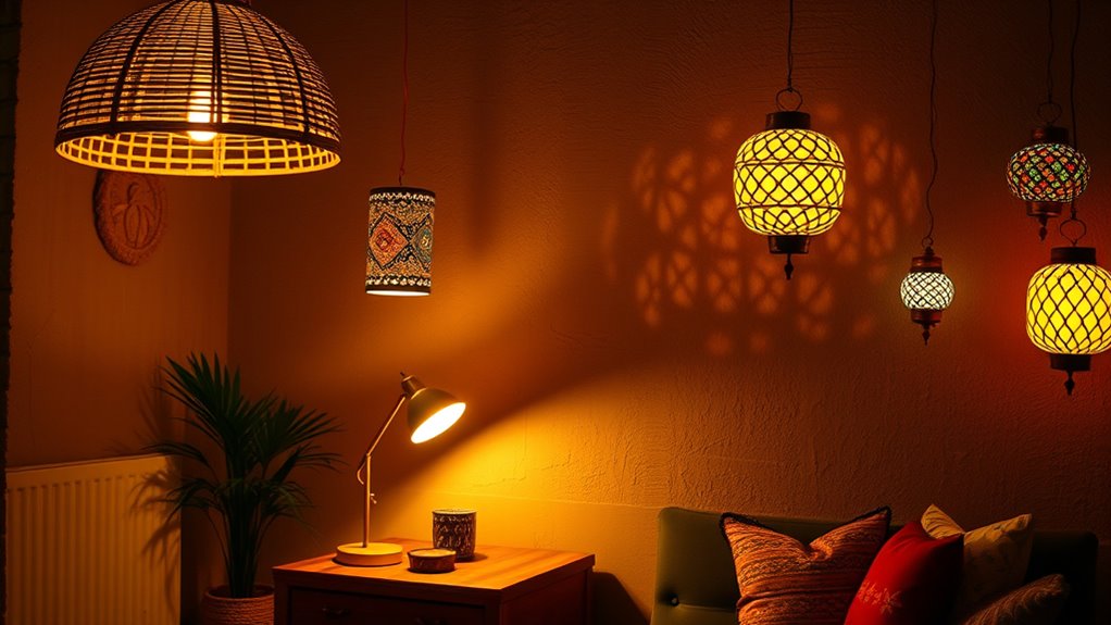 warm textured earthy illumination